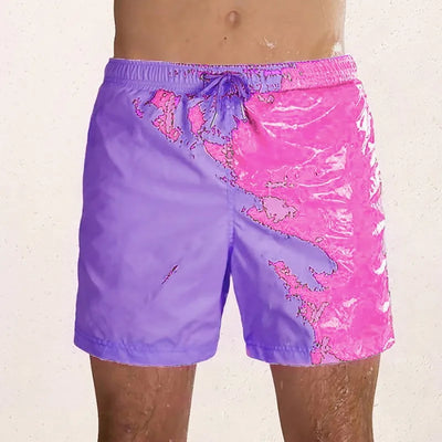 Shorts de Baño Termocromáticos para Hombre - Secado Rápido y Estilo Verano - Image 48