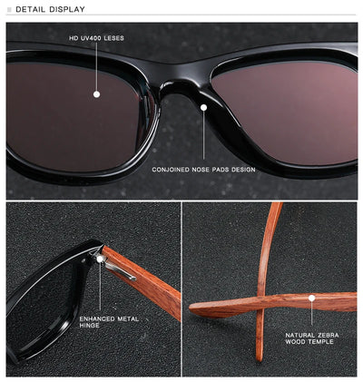 Gafas de Sol Polarizadas Arcoíris en Madera - Image 20