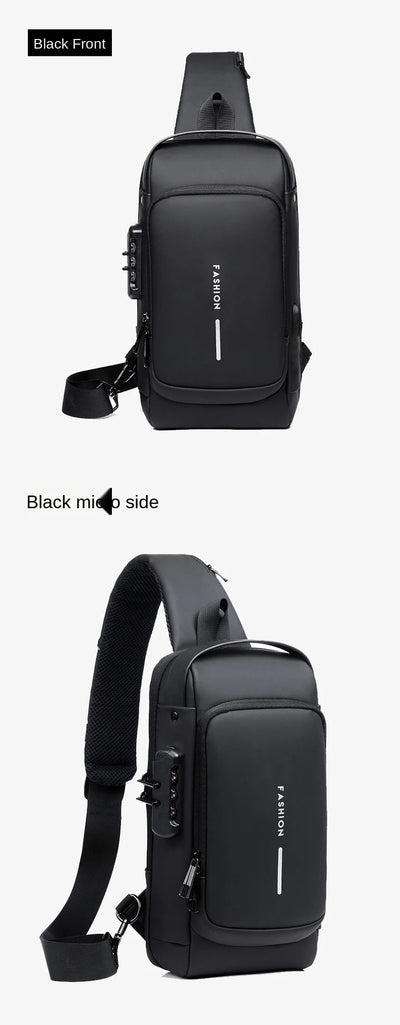 Bolso Bandolera Antirrobo con Cierre de Contraseña y Gran Capacidad - Image 14