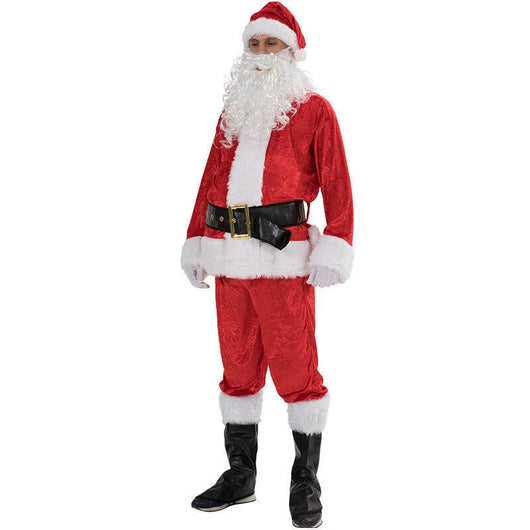 Disfraz de Papá Noel Plus Size para Adultos - Traje Navideño Completo Unisex - Image 10