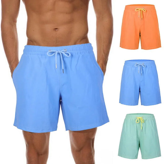 Shorts de Baño Termocromáticos para Hombre - Secado Rápido y Estilo Verano - Image 56