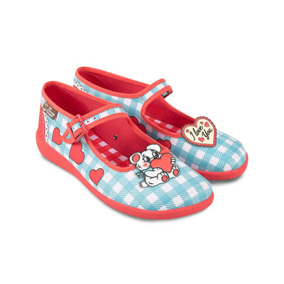 Chocolaticas® I Love You Women's Mary Jane Flat - Tekeno