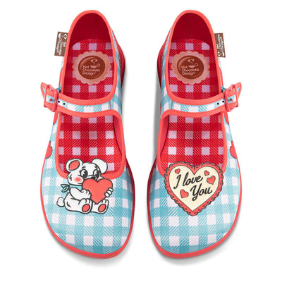 Chocolaticas® I Love You Women's Mary Jane Flat