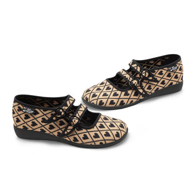 Chocolaticas® I Wove You 2 Women's Mary Jane Flat - Tekeno