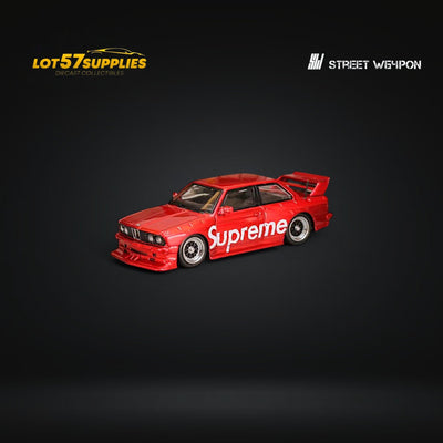 Street Weapon BMW E30 SUP Vermelho Livery 1:64