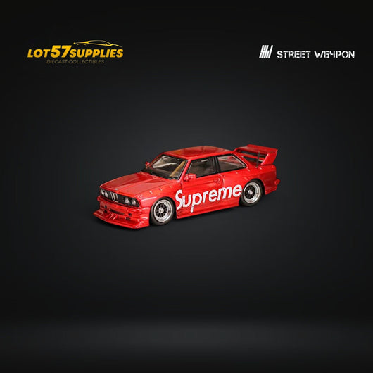 Street Weapon BMW E30 SUP Vermelho Livery 1:64