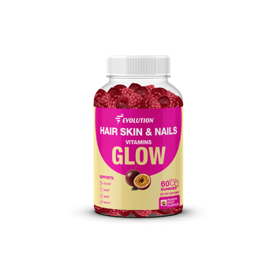 Evolution GLOW - Vitaminas para Cabelo, Pele e Unhas