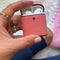 Airpod Case - Pink Leather