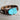 Blue Turquoise Slab on Narrow Leather Cuff 005W