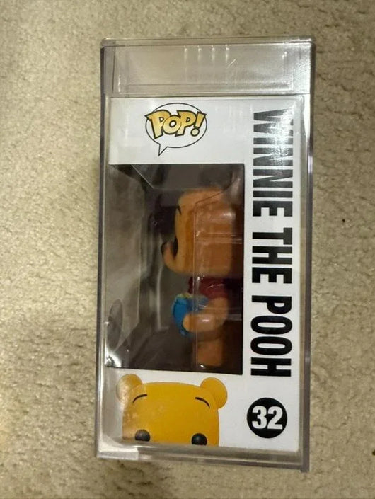 Pop! Disney: Winnie the Pooh (Flocked) #32 SDCC LE480 PSA 7.0 Graded and Encapsulated - Tekeno