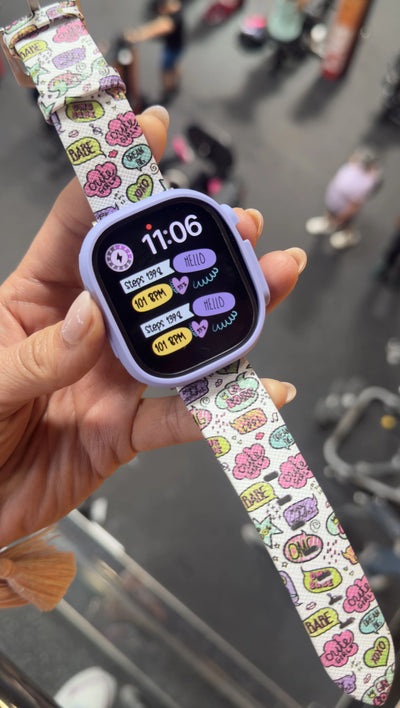 Correa Apple Watch Diseño Nube Mensaje - Silicona Premium