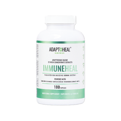 IMMUNEHEAL con adaptógenos para fortalecer el sistema inmunológico - 180 Caps
