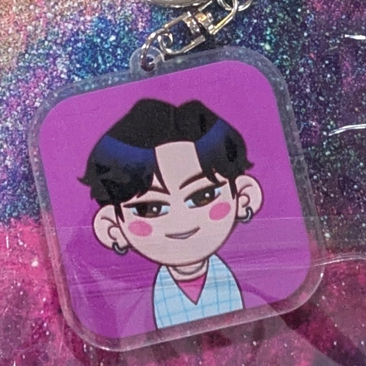Llaveros Chibi K-POP DEMON HUNTERS - Colección Individual de Miembros