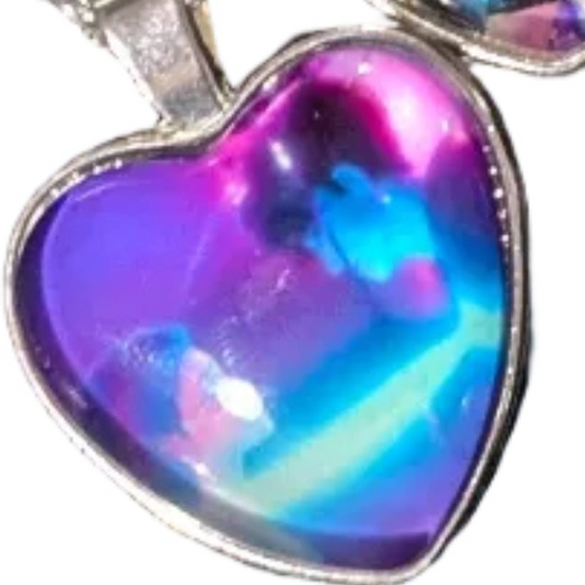 K-POP DEMON HUNTERS Heart Pendant Necklace - Character Art Collection