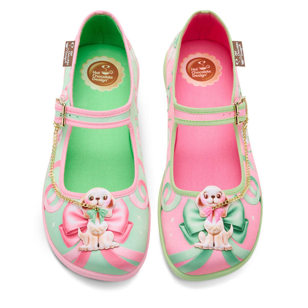 Kitschy Puppies Women's Mary Jane Flat