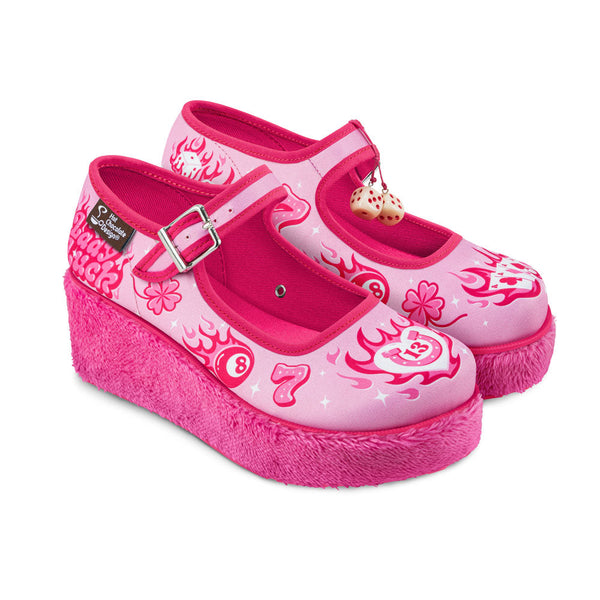 Chocolaticas® Lady Luck Mary Jane Plataforma Feminina