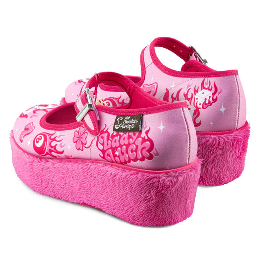 Chocolaticas® Lady Luck Women's Mary Jane Platform - Tekeno