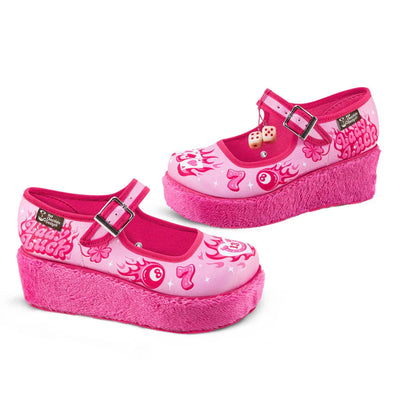 Chocolaticas® Lady Luck Women's Mary Jane Platform - Tekeno