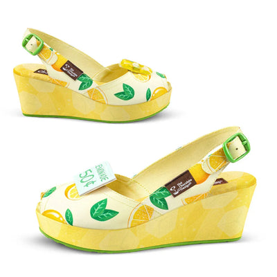 Chocolaticas® Lemonade Stand Women's Sandal - Tekeno