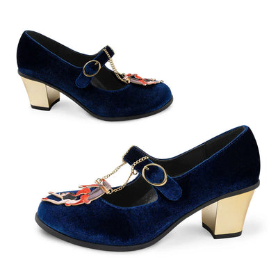 Chocolaticas® Mid Heels Les Dames Du Cirque Women's Mary Jane Pump - Tekeno