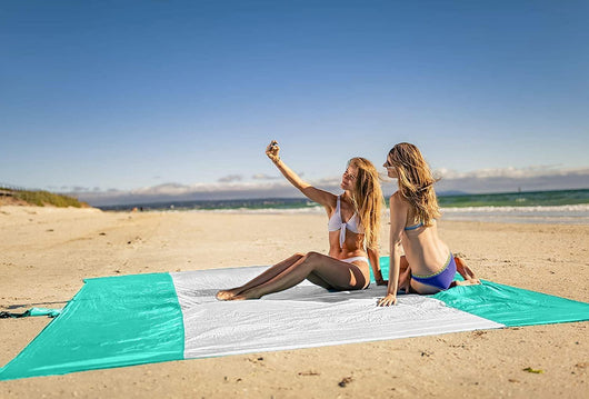 Manta de playa wekapo: tu oasis sin arena, extragrande y ultracompacto - Tekeno