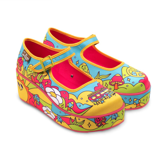 Women's Love On The Road Mary Jane Platforms