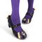Zapatos Mary Jane Morados de Tacón Medio Magic Mirror