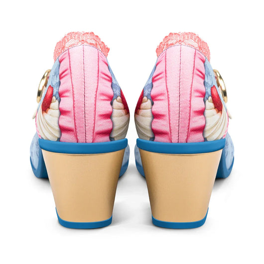 Chocolaticas® Mid Heels Marie Antoinette 3 Women's Mary Jane Pump - Tekeno