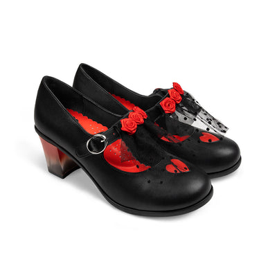 Chocolaticas® Mid Heels Melancholy Sapato Boneca Mary Jane Feminino