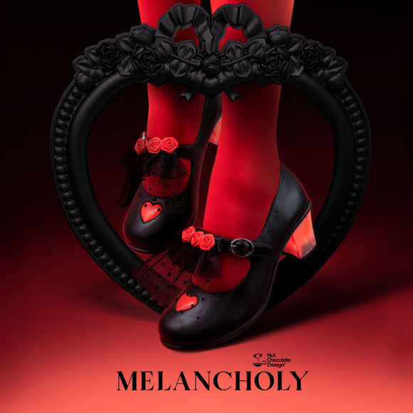Chocolaticas® Mid Heels Melancholy Sapato Boneca Mary Jane Feminino