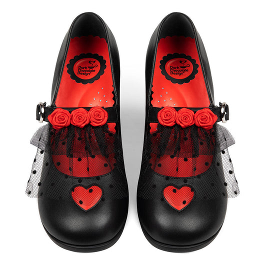 Chocolaticas® Mid Heels Melancholy Sapato Boneca Mary Jane Feminino