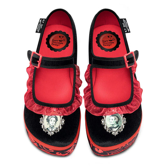 Chocolaticas® Memento Mori Women's Mary Jane Platform - Tekeno