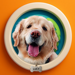 Logo Mundo Firulais: todo para un perro feliz, activo y lleno de vida