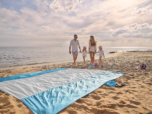 Manta de playa wekapo: tu oasis sin arena, extragrande y ultracompacto - Tekeno