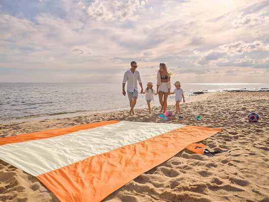 Manta de playa wekapo: tu oasis sin arena, extragrande y ultracompacto - Tekeno