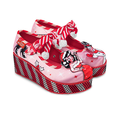 Plataformas Mary Jane Betty Claus para Mulher