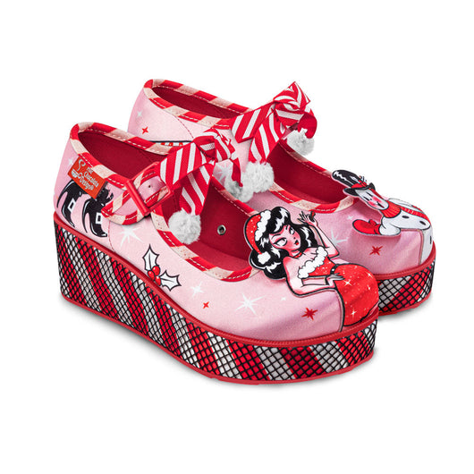 Plataformas Mary Jane Betty Claus para Mulher