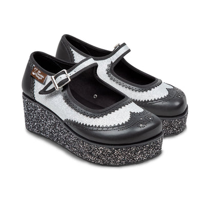 Plataformas Mary Jane Havana Glitter Femininas