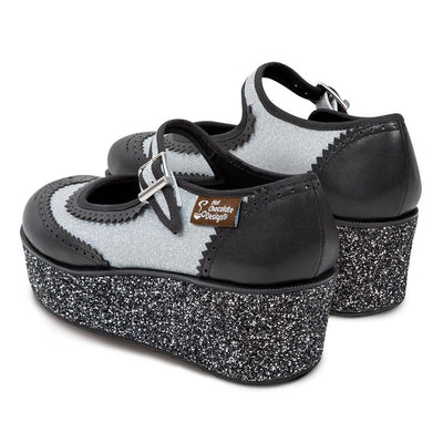 Chocolaticas® Havana Glitter Women's Mary Jane Platform - Tekeno