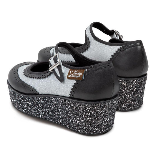 Chocolaticas® Havana Glitter Women's Mary Jane Platform - Tekeno