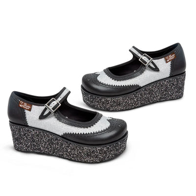 Chocolaticas® Havana Glitter Women's Mary Jane Platform - Tekeno