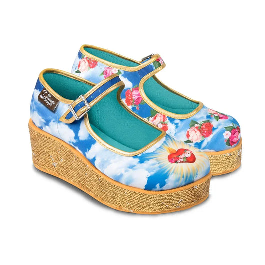 Chocolaticas® Sacred Heart Women's Mary Jane Platform - Tekeno