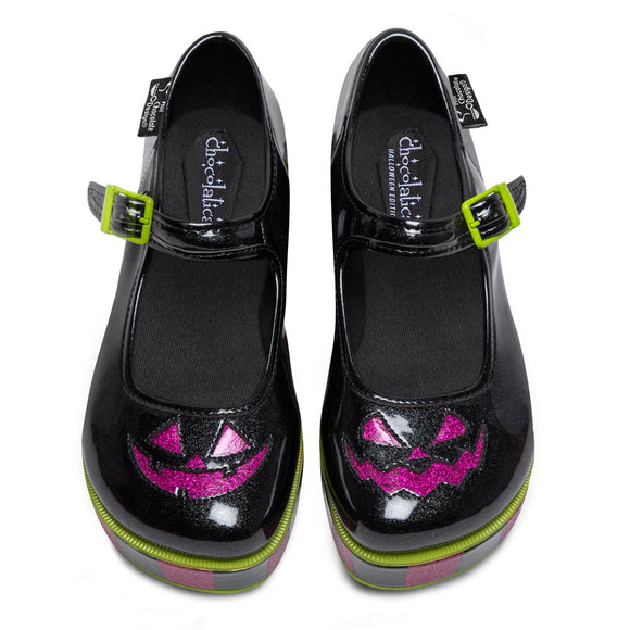 Chocolaticas® Toxic Halloween Mary Jane Plataforma para Mujer