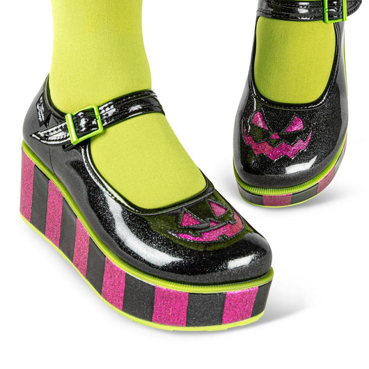 Chocolaticas® Toxic Halloween Mary Jane Plataforma para Mujer