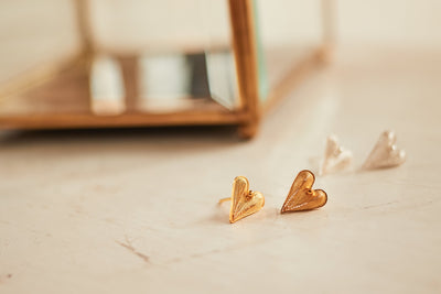 Zarcillos Mini Love Gold