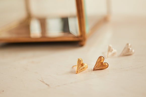 Zarcillos Mini Love Gold