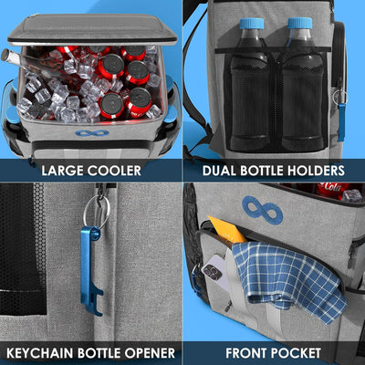 Mochila enfriadora everlasting comfort: 54 latas de frescura para tus aventuras - Tekeno
