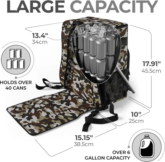 Mochila enfriadora everlasting comfort: 54 latas de frescura para tus aventuras - Tekeno