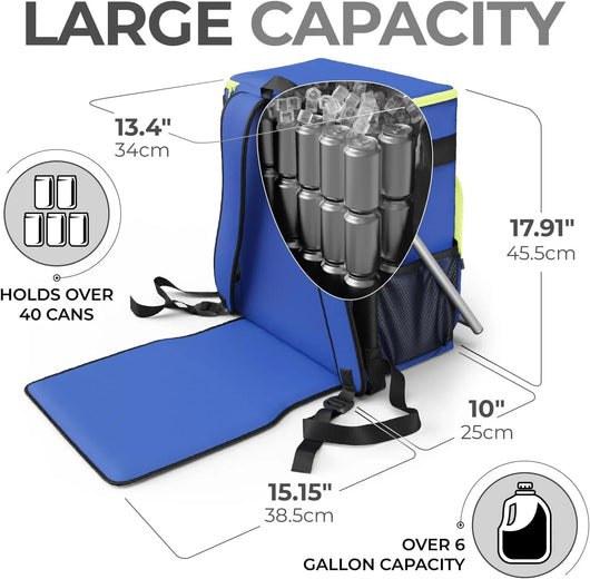 Mochila enfriadora everlasting comfort: 54 latas de frescura para tus aventuras - Tekeno