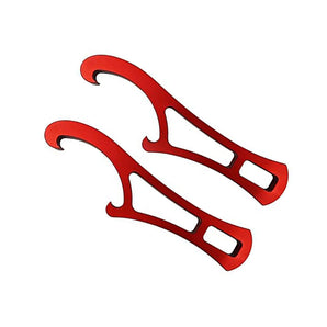 Motis - Firefighting Mini Spanners, Lightweight & Portable Spanner Wrench, Must Have Firefighter Tools, Red, 2-Pack